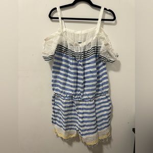 LEMLEM Assaman Cotton-Blend Romper NWT